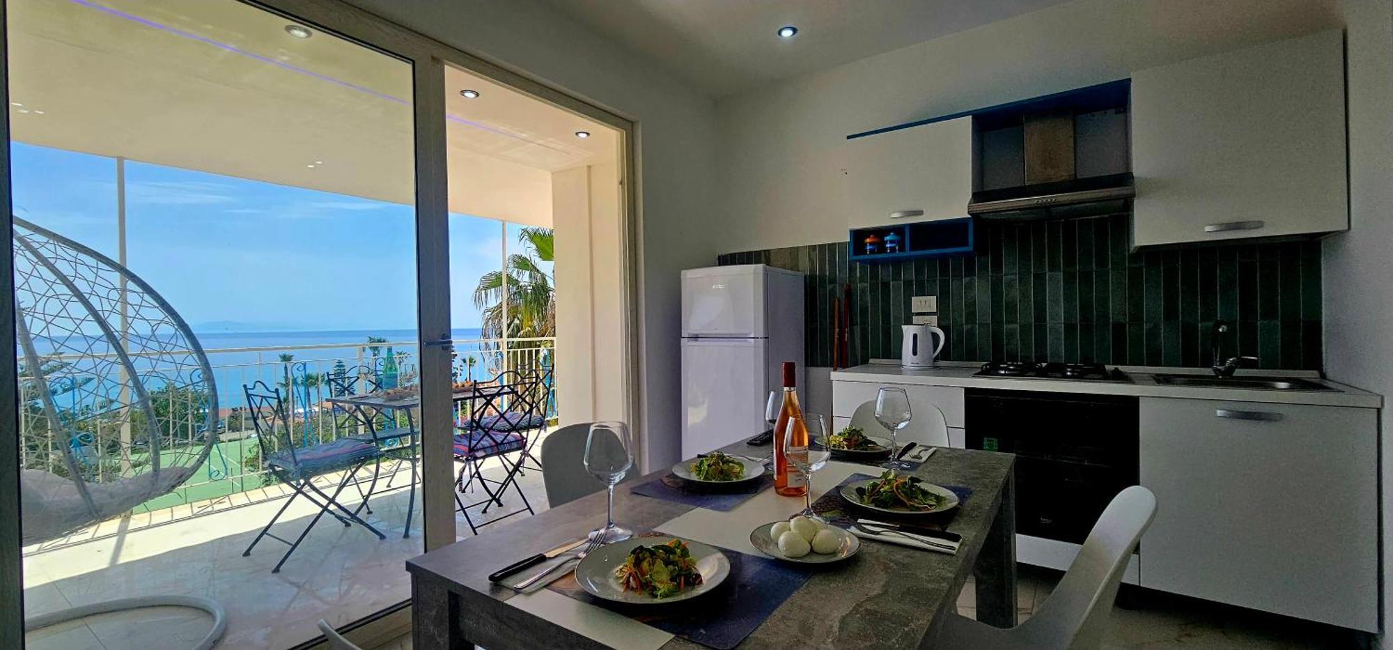 Ninfa Sul Mare Apartments 50 M E T R I Dal Mare Best Breakfast And Free Parking Capo Vaticano Εξωτερικό φωτογραφία